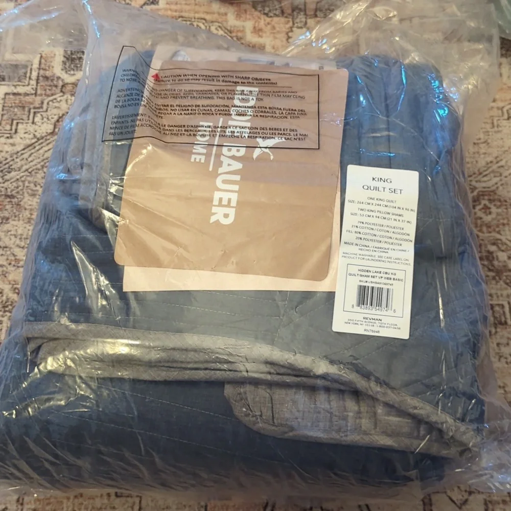 Eddie Bauer - King Quilt Set, Reversible Bedding with Matching Shams, Lightweigh